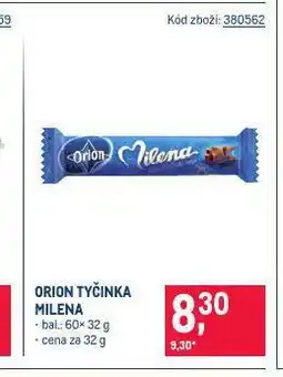 Makro Orion tyčinka milena nabídka