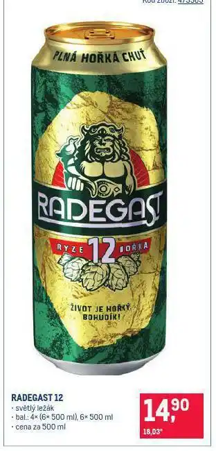 Makro Pivo radegast nabídka