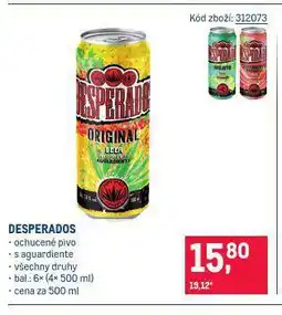 Makro Desperados nabídka
