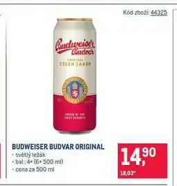 Makro Pivo budweiser budvar nabídka