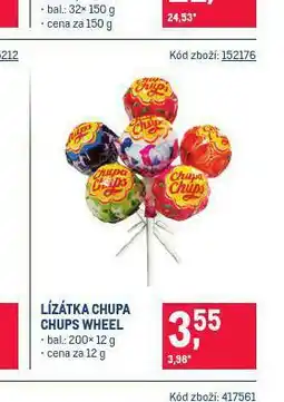 Makro Chupa chups lízátka nabídka