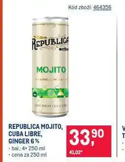 Makro Republica mojito nabídka