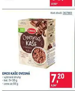 Makro Emco ovesná kaše nabídka