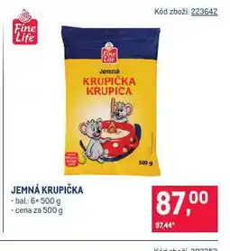 Makro Jemná krupička nabídka