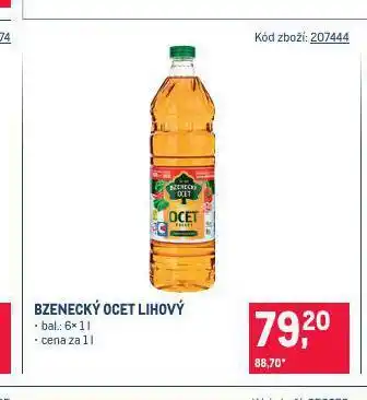 Makro Bzenecký ocet lihový nabídka