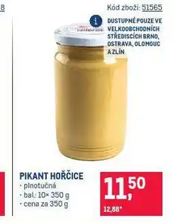 Makro Pikant hořčice nabídka