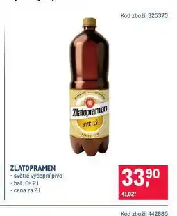 Makro Pivo zlatopramen nabídka