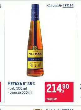 Makro Metaxa 5 nabídka