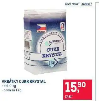 Makro Vrbátky cukr krystal nabídka