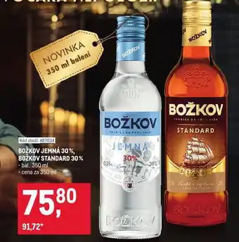 Makro Božkov standard nabídka