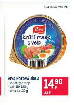 Makro Viva hotová jídla nabídka
