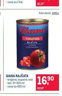 Makro Giana rajčata nabídka