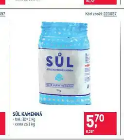 Makro Sůl nabídka