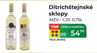 Tamda Foods Ditrichštejnské sklepy nabídka