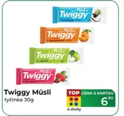 Tamda Foods Twiggy Müsli tyčinka nabídka