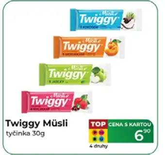 Tamda Foods Twiggy Müsli tyčinka nabídka