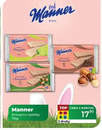 Tamda Foods Manner Knuspino oplatky nabídka