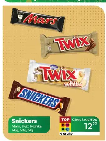 Tamda Foods Snickers nabídka