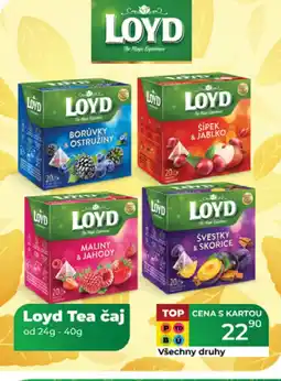 Tamda Foods LOYD Tea čaj nabídka