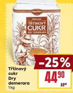 Billa Třtinový cukr Dry demerara 1kg nabídka