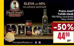 Billa Franz Josef Tuňák steak 170/120 g nabídka