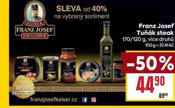 Billa Franz Josef Tuňák steak 170/120 g nabídka