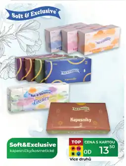 Tamda Foods Soft&Exclusive kapesníčky/kosmetické nabídka