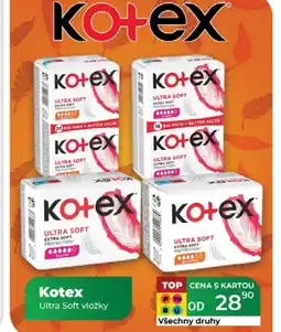 Tamda Foods Kotex Ultra Soft vložky nabídka