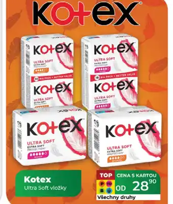 Tamda Foods Kotex Ultra Soft vložky nabídka