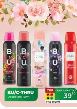 Tamda Foods BU/C-THRU Deodorant nabídka