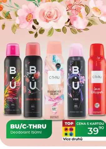 Tamda Foods BU/C-THRU Deodorant nabídka