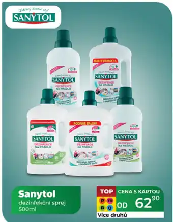Tamda Foods SANYTOL dezinfekční sprej nabídka