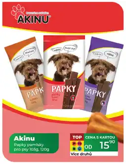 Tamda Foods AKINU Papky pamlsky pro psy nabídka