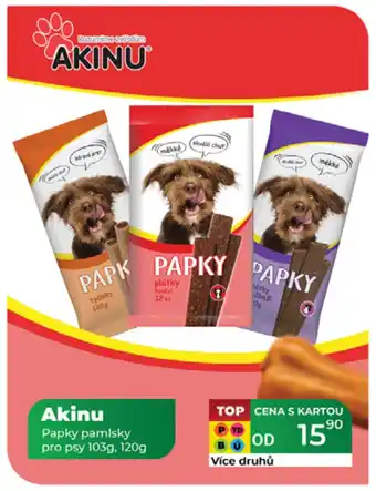 Tamda Foods AKINU Papky pamlsky pro psy nabídka