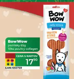 Tamda Foods Bow Wow pamlsky nabídka