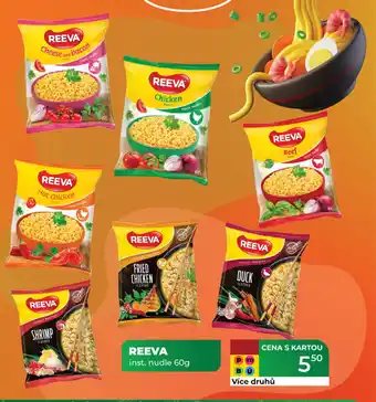 Tamda Foods REEVA inst. nudle nabídka