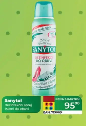 Tamda Foods SANYTOL dezinfekční sprej do obuvi nabídka