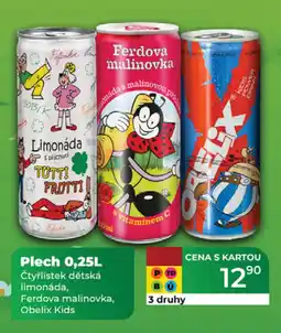 Tamda Foods Plech Čtyřlístek dětská limonáda nabídka