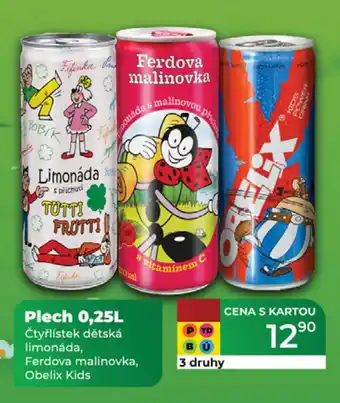 Tamda Foods Plech Čtyřlístek dětská limonáda nabídka