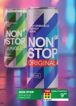 Tamda Foods NON STOP energetický nápoj nabídka