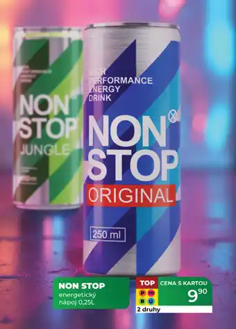 Tamda Foods NON STOP energetický nápoj nabídka