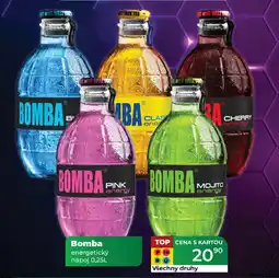 Tamda Foods BOMBA energetický nápoj nabídka