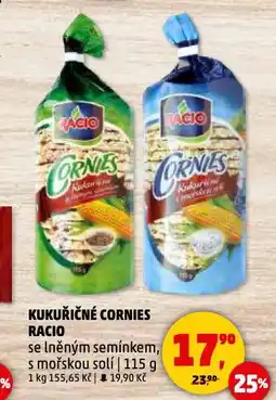 Penny Market Kukuřičné cornies racio nabídka