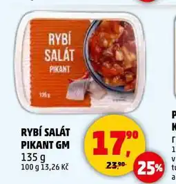 Penny Market Rybí salát pikant gm nabídka