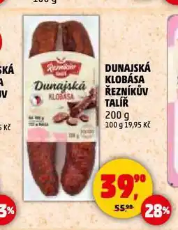 Penny Market Dunajská klobása nabídka