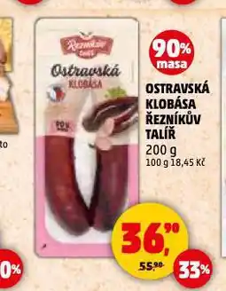 Penny Market Ostravská klobása nabídka