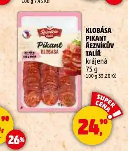 Penny Market Klobása pikant nabídka