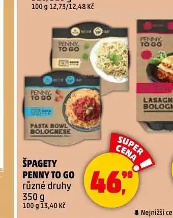 Penny Market Špagety nabídka