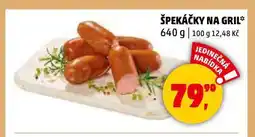 Penny Market Špekáčky na gril nabídka