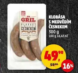 Penny Market Klobása s medvědím česnekem nabídka